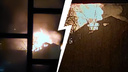 Полыхало всю ночь: в Зубчаниновке сгорел частный дом