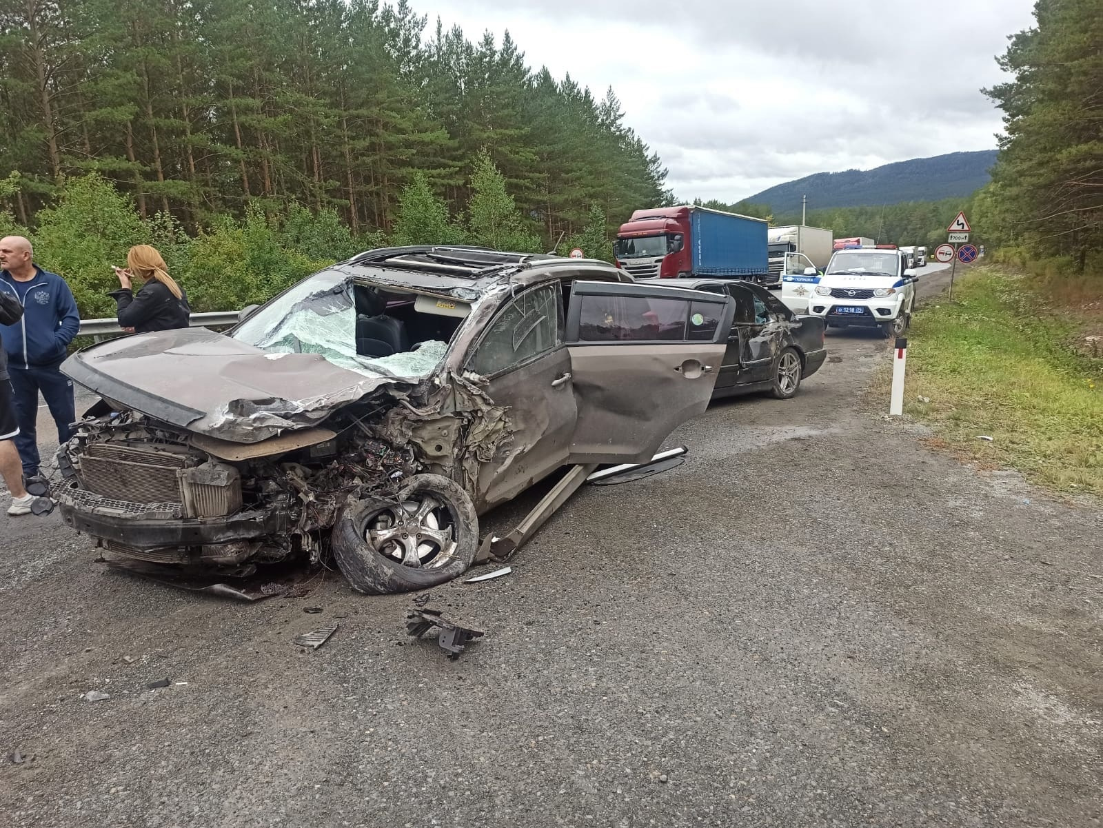 Вот так выглядит KIA после двойного удара Вот так выглядит KIA после двойного удара