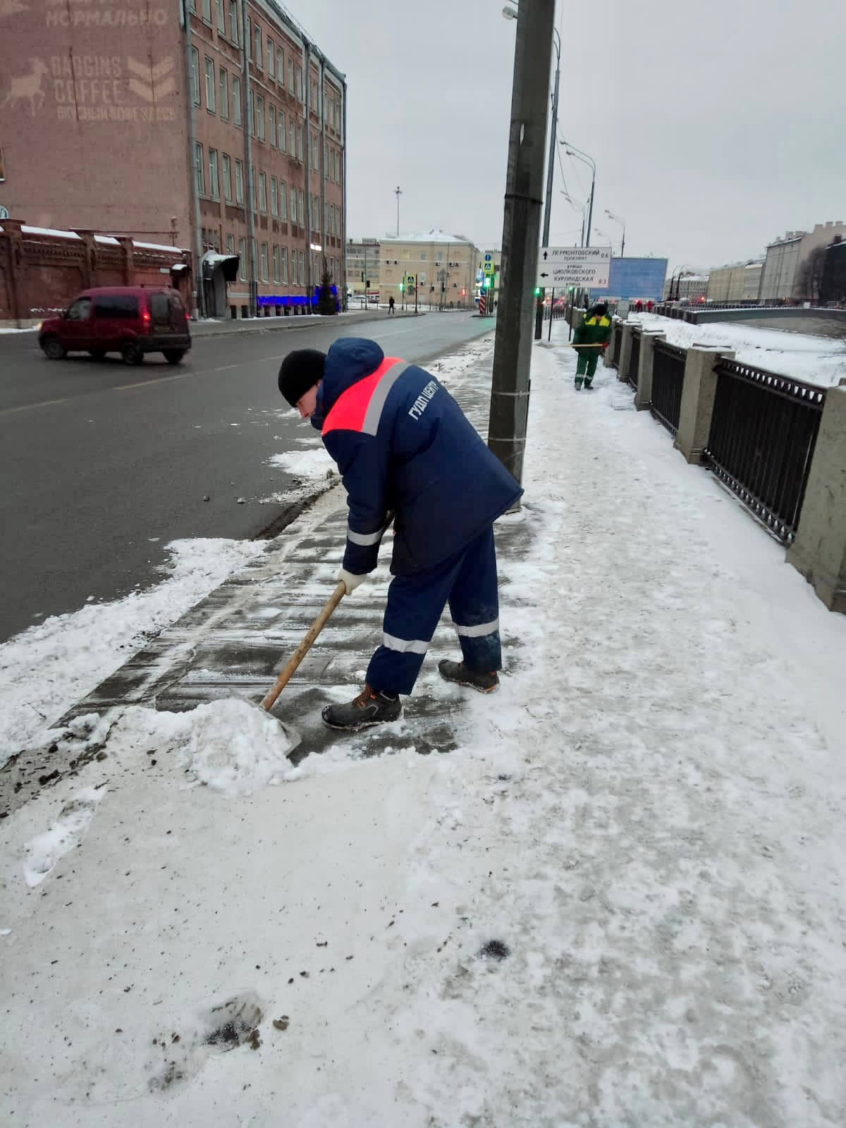 санкт петербург уборка снега