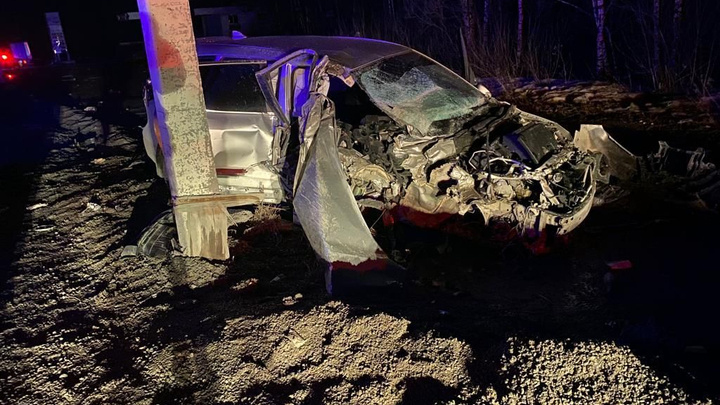 В аварии на М-5 в Челябинской области погиб пассажир кроссовера