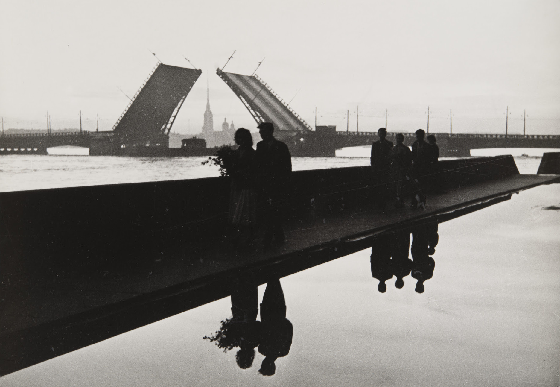 Белая ночь, Дворцовый мост.1958