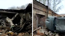 Гаражи взорвались в Новосибирске — на месте работает МЧС