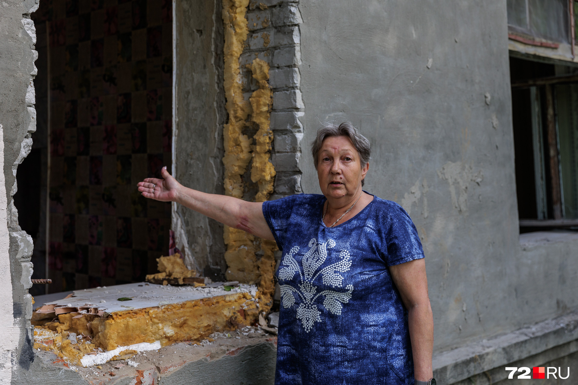 Сапкулова жила в этом доме вместе с семьей и двумя опекаемыми внуками и не жаловалась на условия