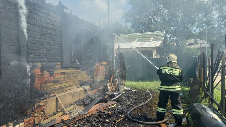 В Переславле-Залесском мужчина сгорел в частном доме во время пожара
