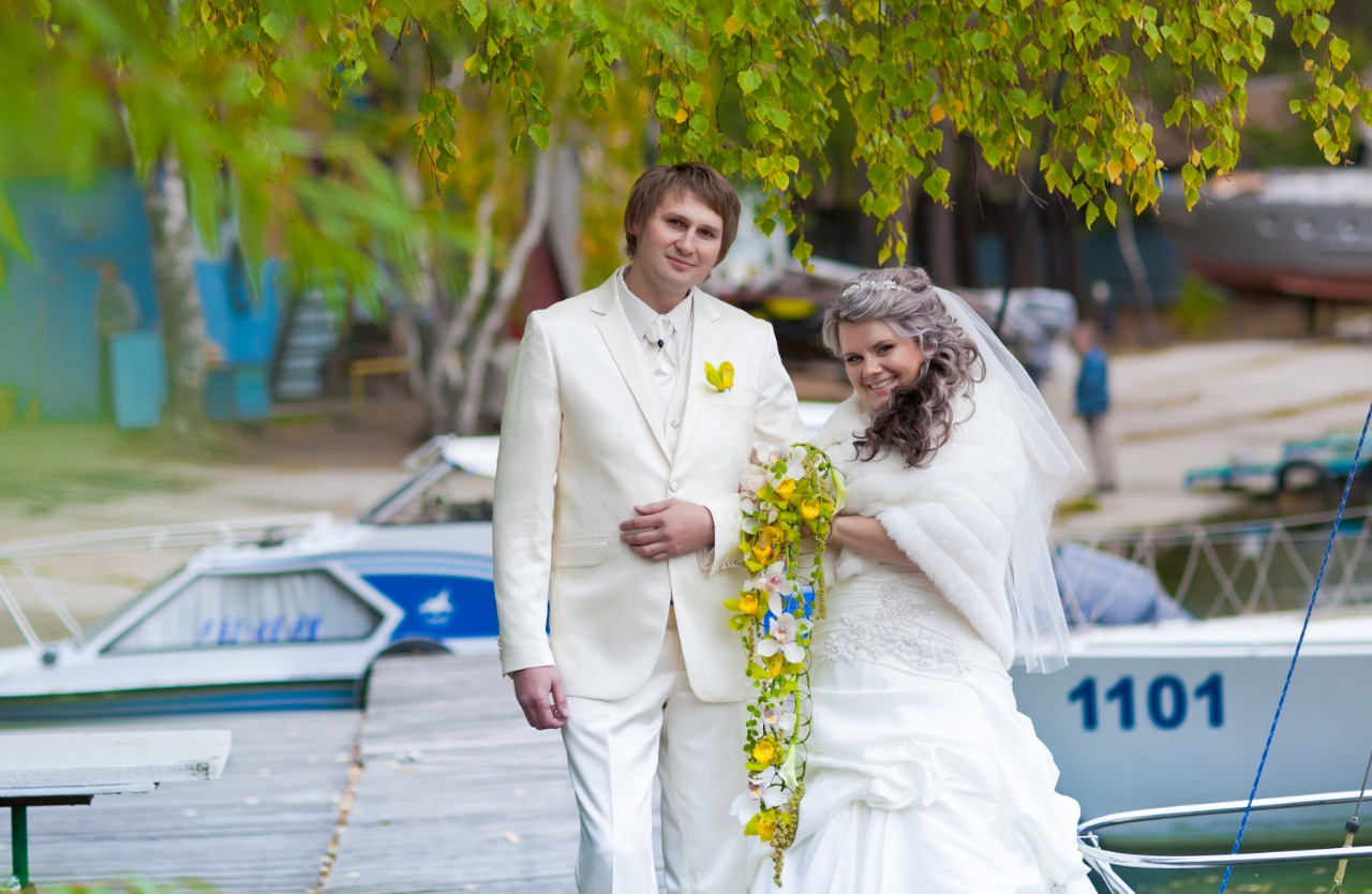 Свадебное фото, 2012 год. Вес Марии — 97 кг, женщина мечтает вновь надеть свадебное платье на 10-летнюю годовщину свадьбы