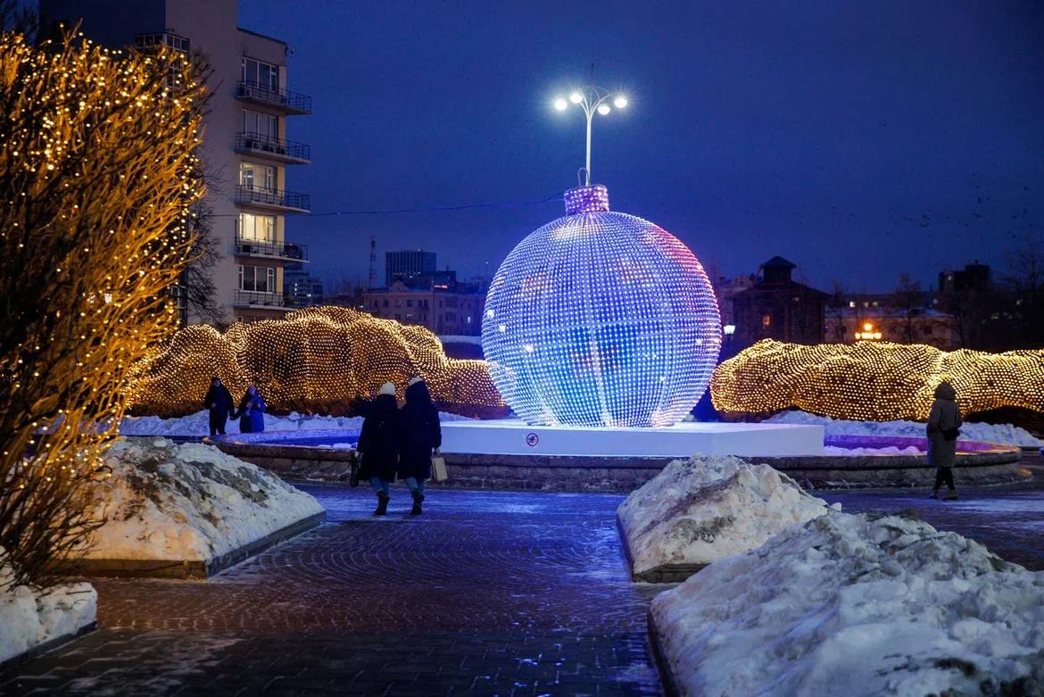 Новогодняя ночь в екатеринбурге