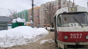 На Ставропольской сошел с рельс трамвай <nobr class="_">№ 13</nobr>