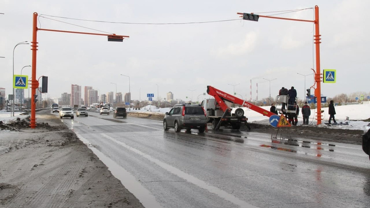 Новый светофор появится на Притомском проспекте в Кемерове