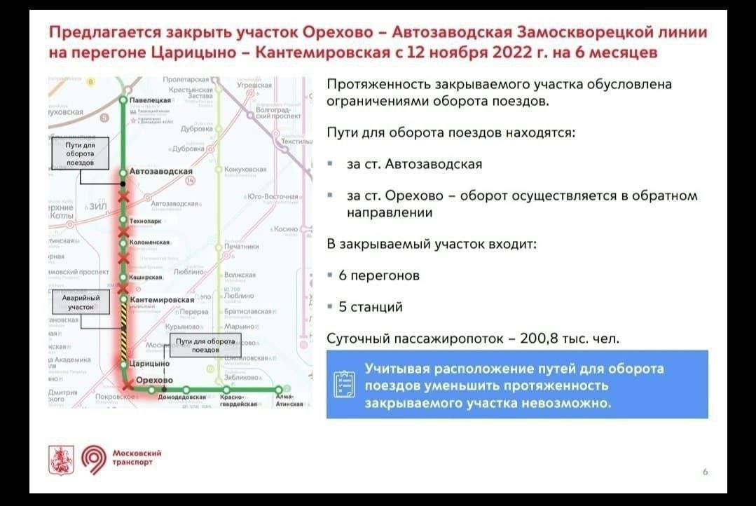 Метро орехово москва схема