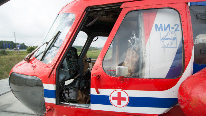 Полиция раскрыла, кого медики срочно доставили на вертолете в Екатеринбург