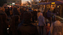 Архангелогородцы ломанулись к вечерним автобусам после салюта