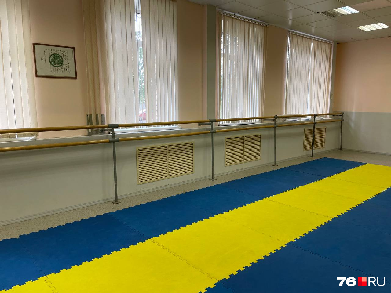 В одном из подобных залов тренер по кудо проводил тренировки В одном из подобных залов тренер по кудо проводил тренировки