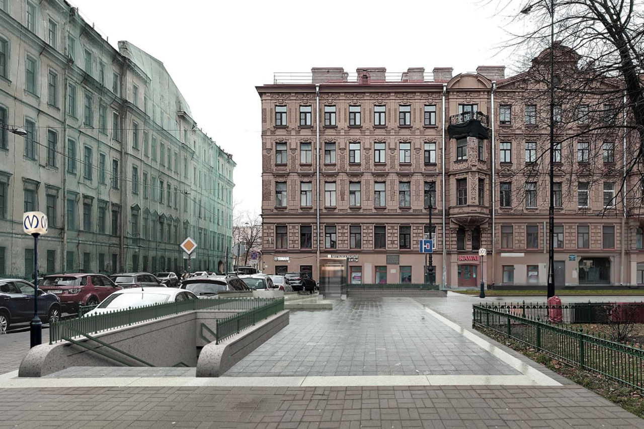 В Петербурге утвердили место для двух вестибюлей станции метро «Театральная». Кто-то может удивиться