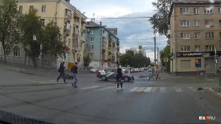 Виновника жесткого ДТП, который сбил велосипедиста в Екатеринбурге, отправили в колонию