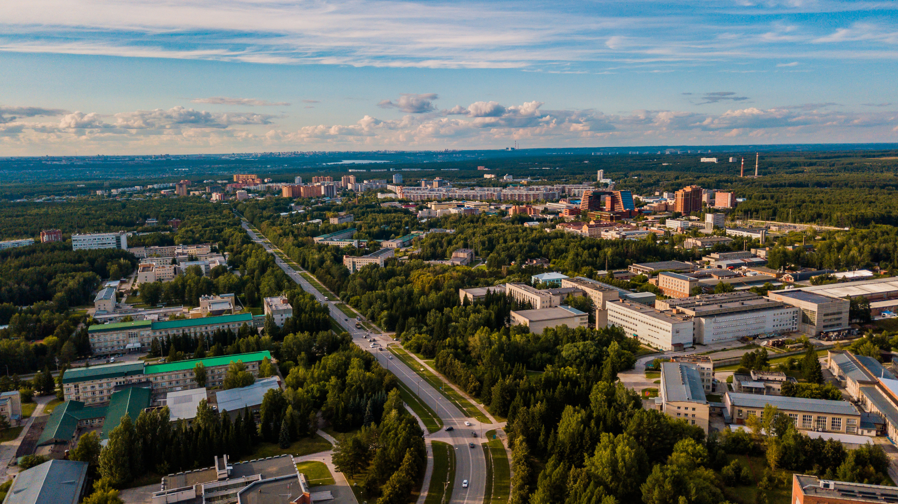 парк в академгородке