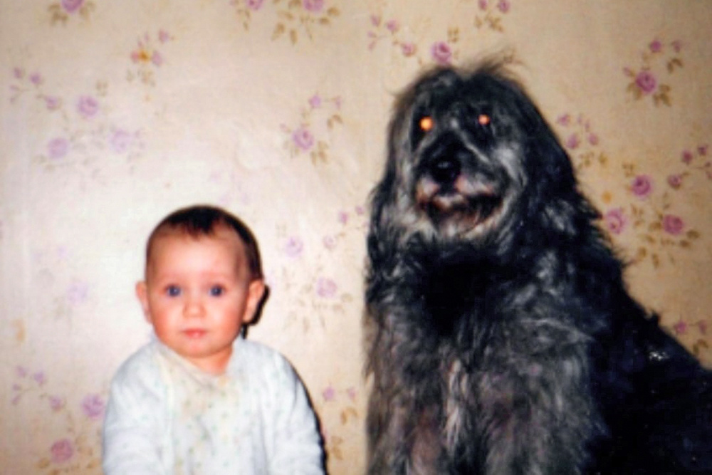 Собака всегда поддерживала дочь Ольги, несмотря ни на какие детские шалости