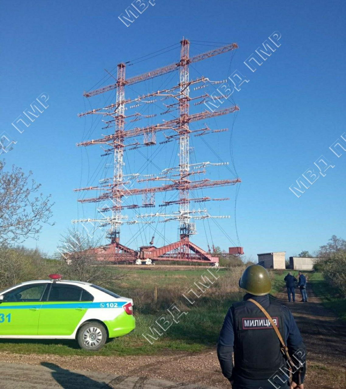 В Приднестровье подорвали две антенны радиоцентра в поселке Маяк - 26  апреля 2022 - ФОНТАНКА.ру