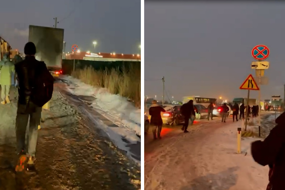 «Я паркуюсь как...»: в Екатеринбурге дальнобойщики-хамы заблокировали проезд к складам на Кольцовском тракте