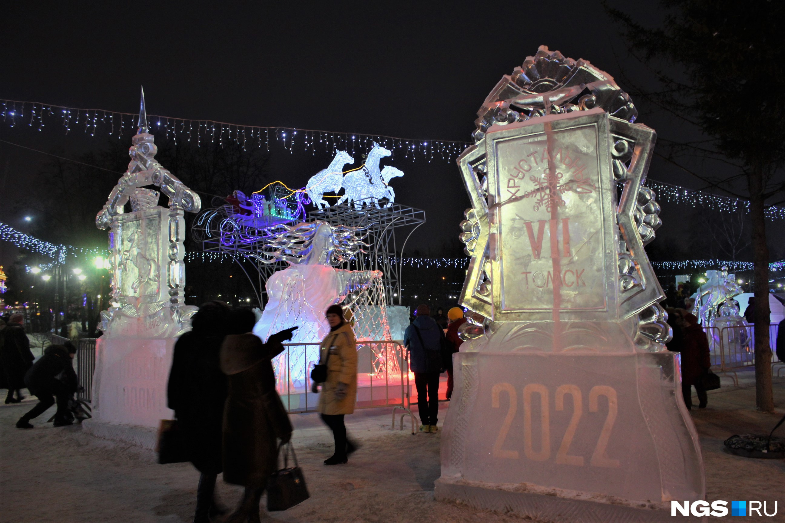 Фестиваль ледовой скульптуры в Томске проходит уже восьмой раз
