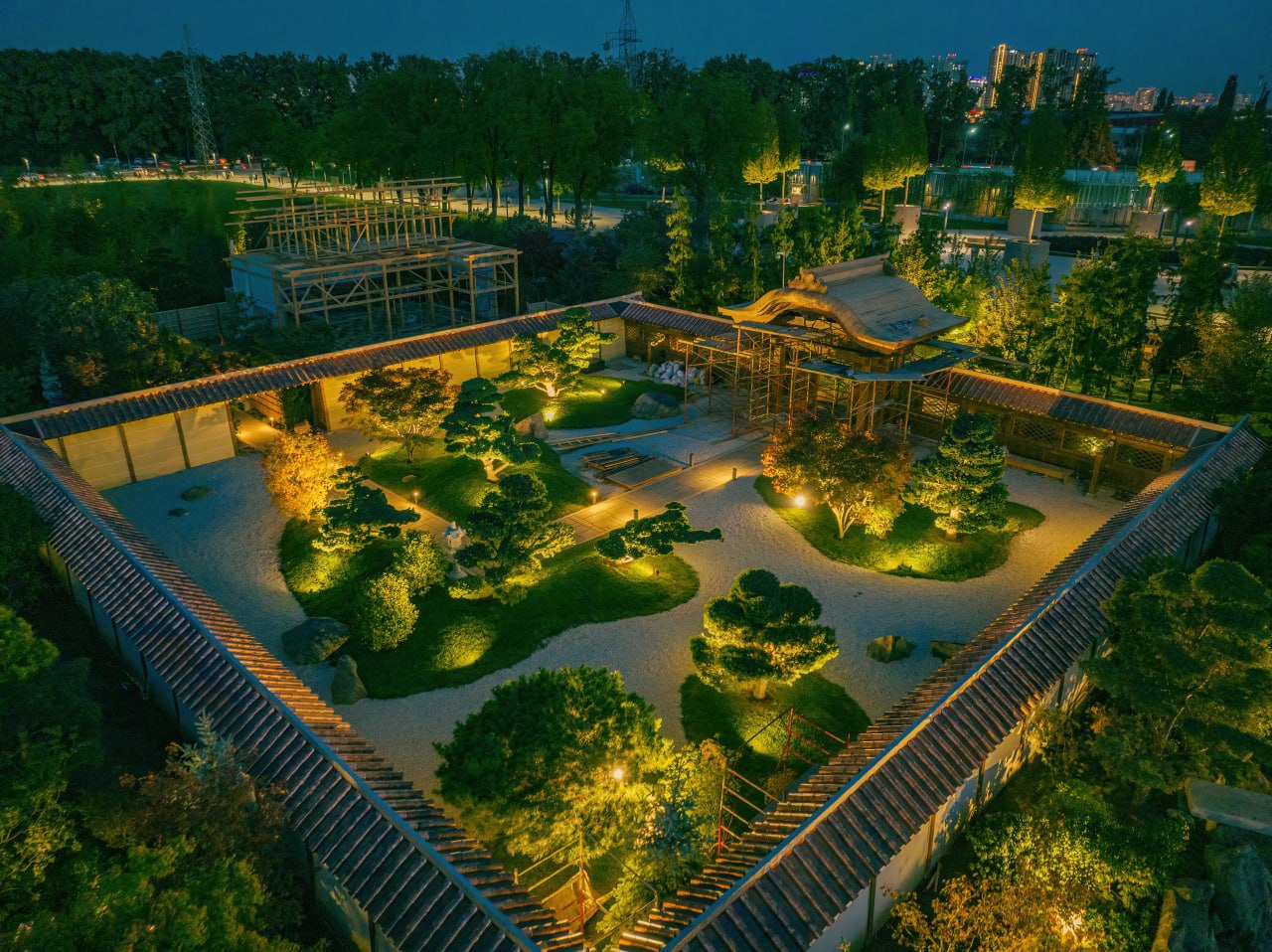Парк Галицкого в Краснодаре японский сад