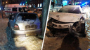 Две «Тойоты» столкнулись в районе «Сада Кирова» — на аварию выезжали спасатели МАСС