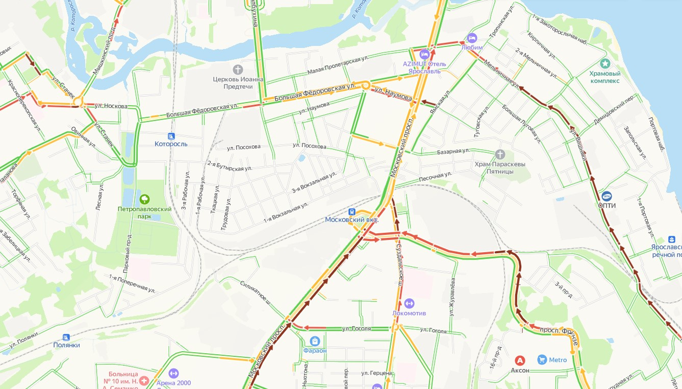 Московский проспект 92 ярославль карта