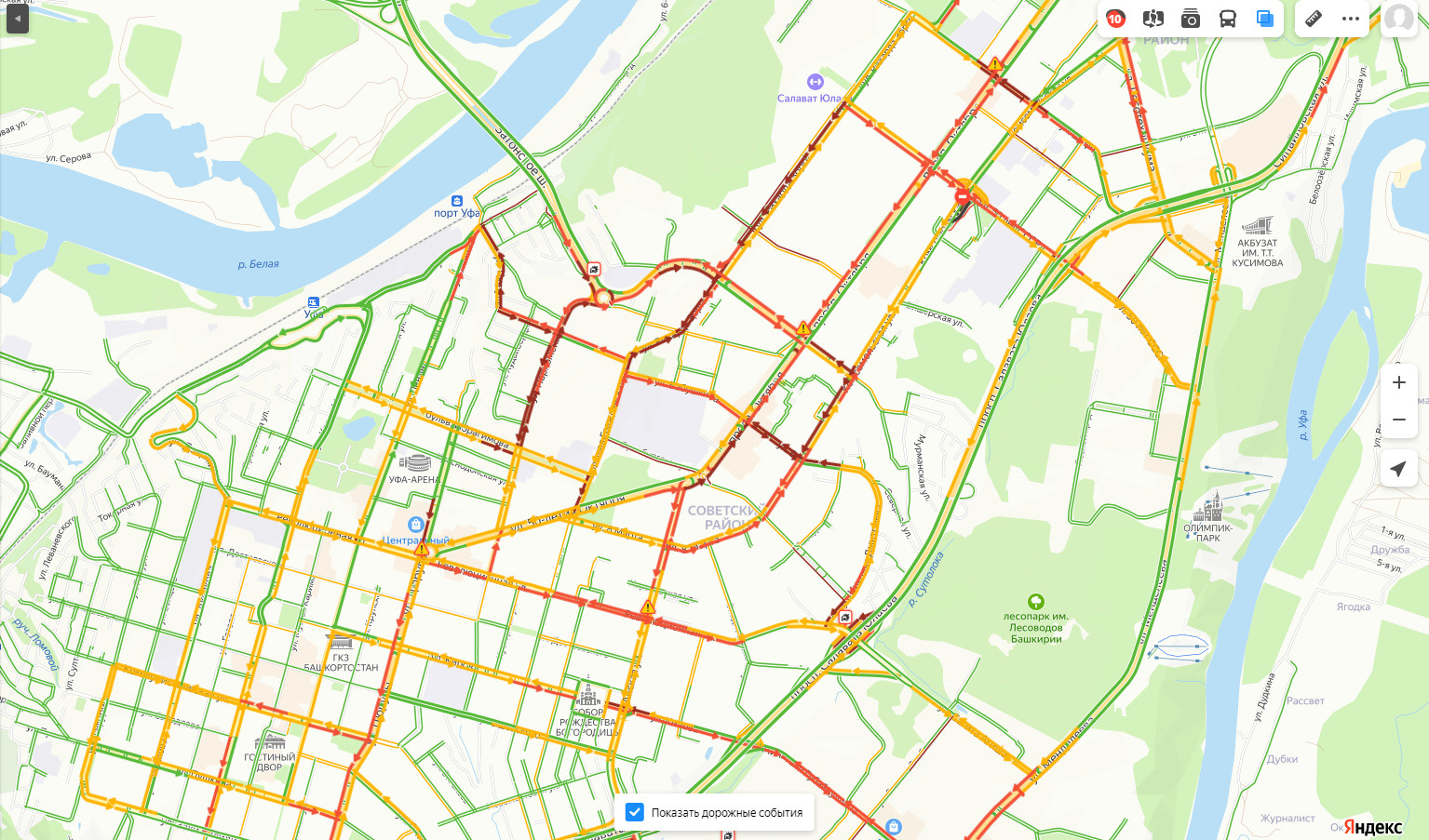 Карта набережных челнов пробки на дорогах. Яндекс пробки Уфа онлайн сейчас Уфа.