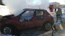 В Челябинской области сожгли машину возле церкви