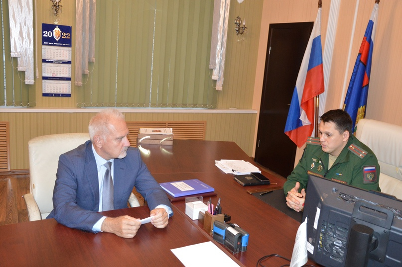 Сергей Бабуркин встречался с руководством областного военного комиссариата для решения вопросов по частичной мобилизации