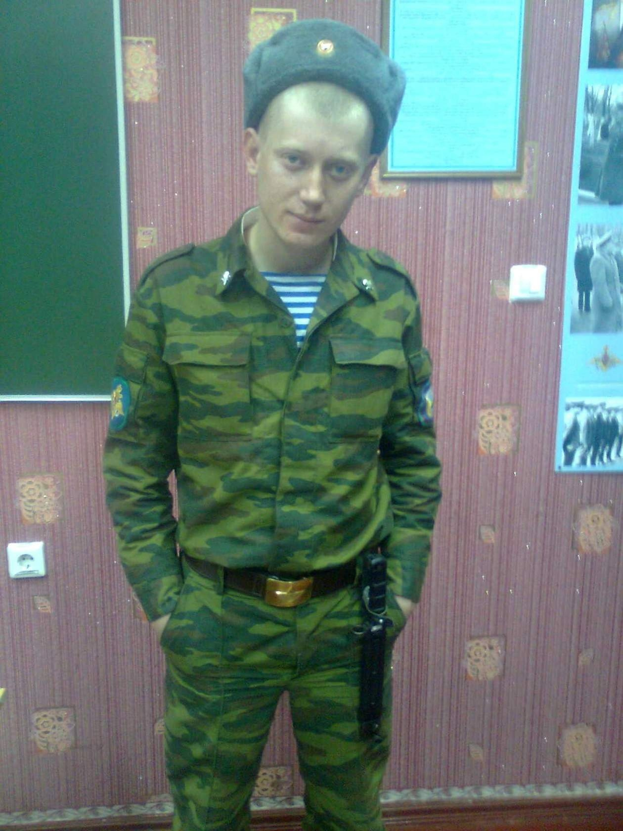 Николай во время службы в армии