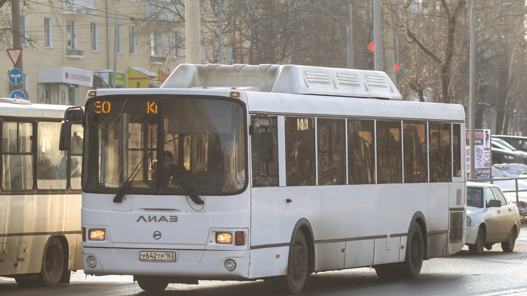 В Самаре изменят маршрут автобуса, который идет от железнодорожного вокзала до Красной Глинки