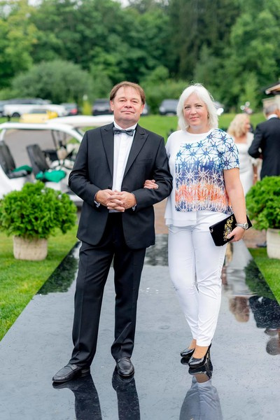 Сергей Протосеня с женой