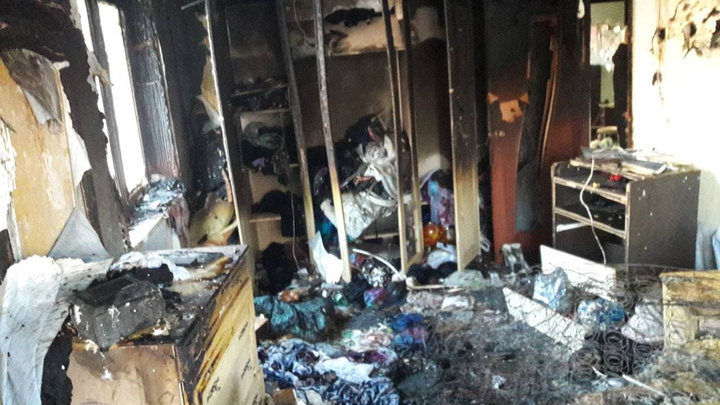 В Челябинской области на пожаре в квартире погиб пятилетний ребенок, его родители без сознания в больнице