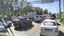 Сразу два троллейбуса попали в ДТП: в Ярославле образовались пробки сразу на нескольких магистралях