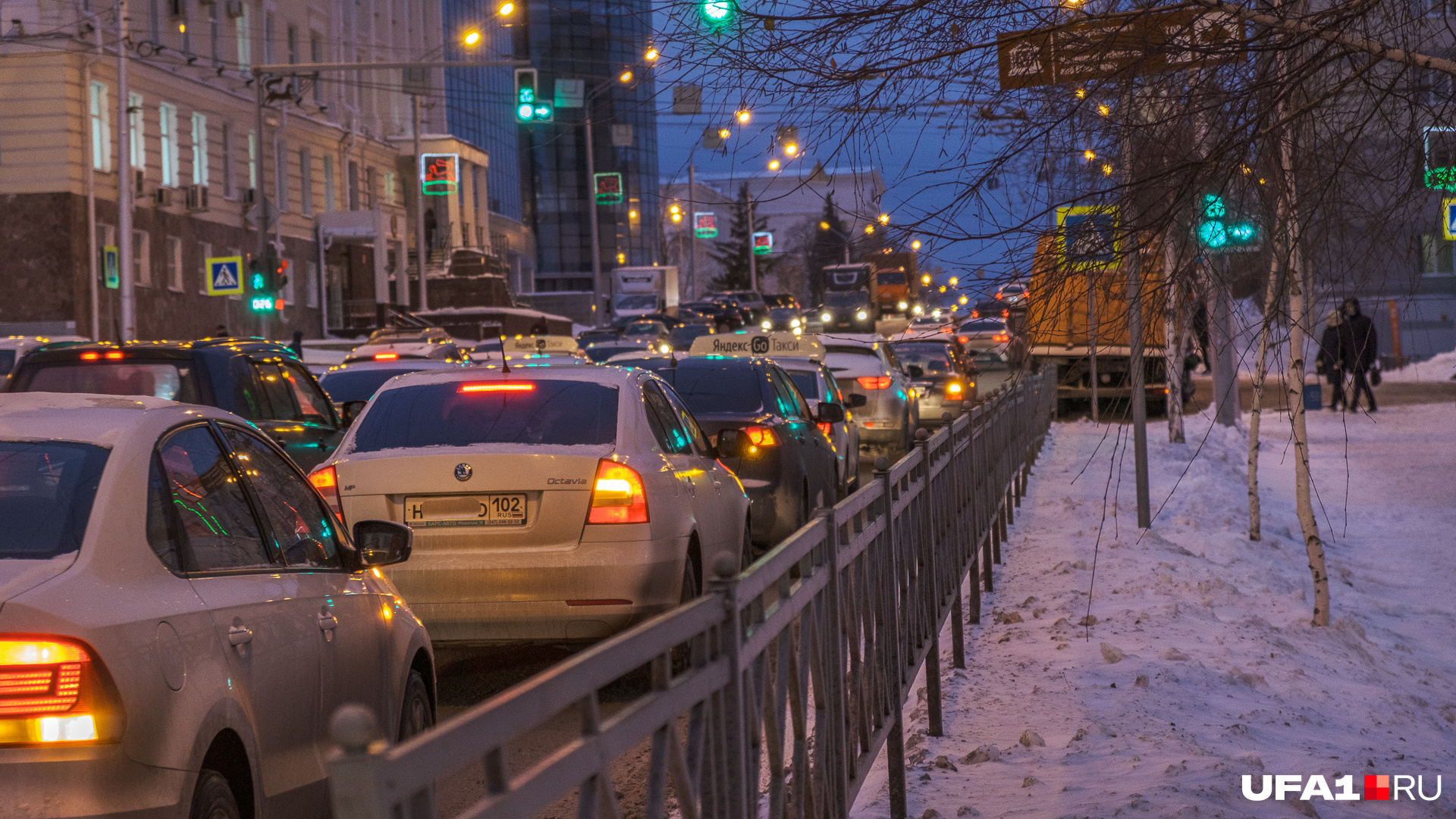 Пробки в уфе сейчас