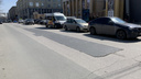 НГС проверил улицу Ленина, где асфальт «клали в снег» — что осталось после зимы