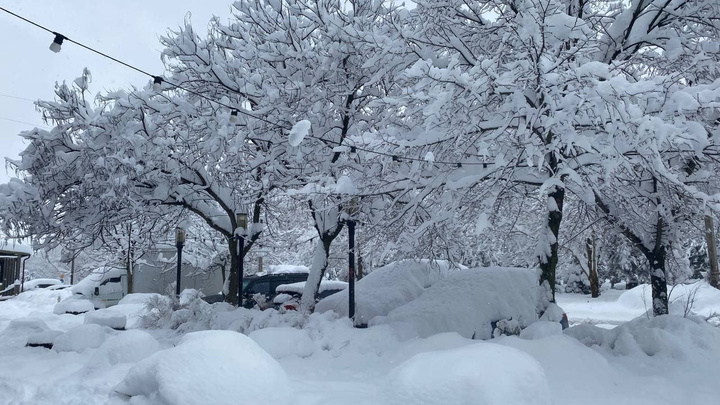 В Краснодаре из-за снега продлили режим повышенной готовности до конца января