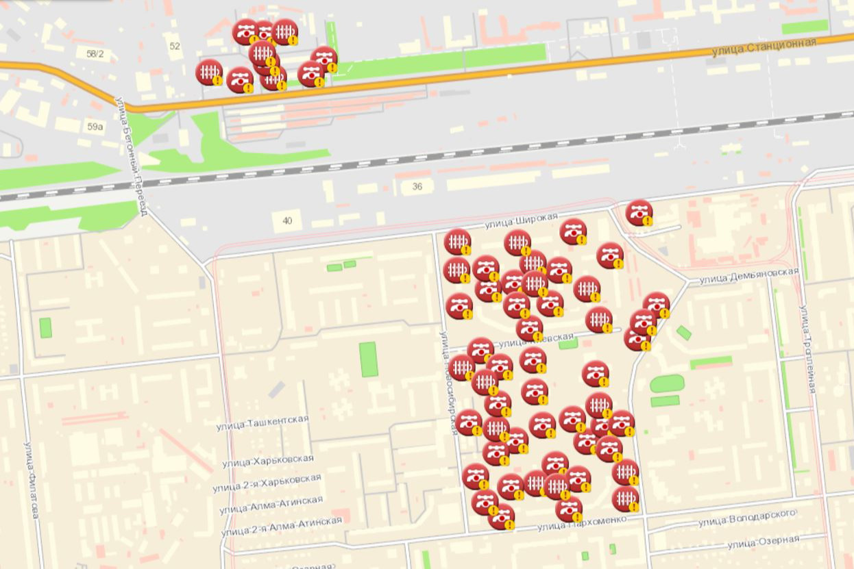 Станционная на карте новосибирска