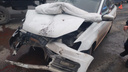 В ДТП c грузовиком возле ГИБДД Челябинска ранена водитель Volkswagen Polo