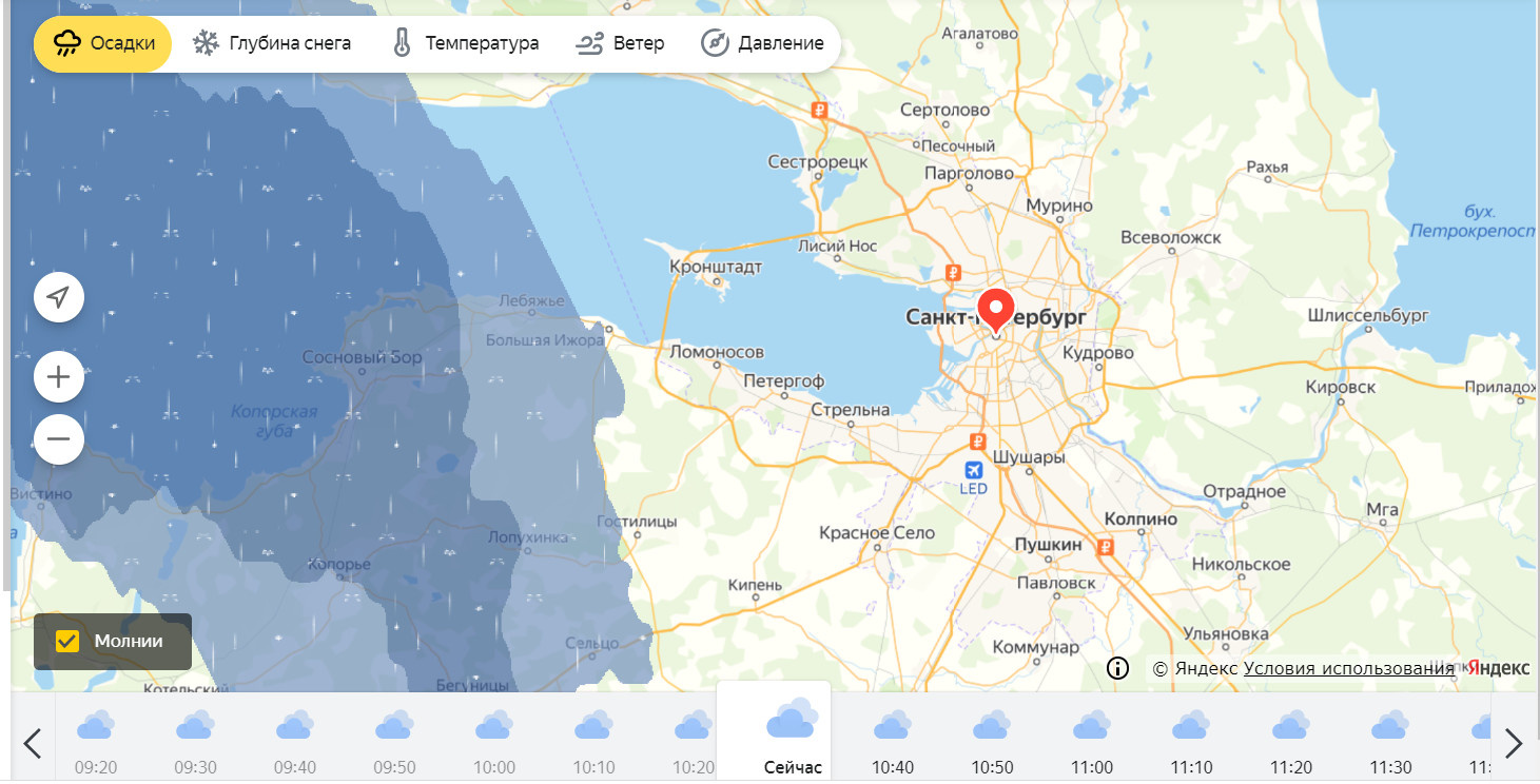 Прогноз погоды в Санкт-Петербурге на 10 дней — …