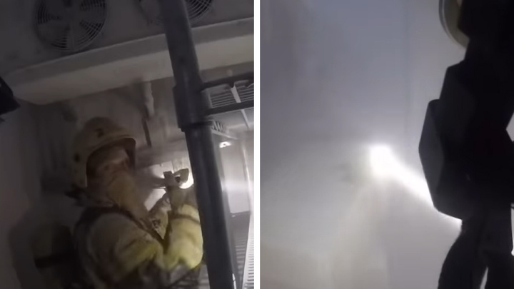 Екатеринбургский пожарный показал от первого лица, что происходило в МЕГЕ во время пожара