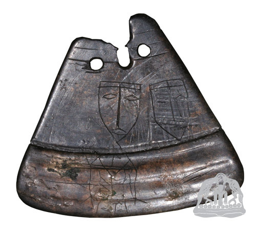 Бронзовая подвеска I–III века н. э, часть нивагальского клада