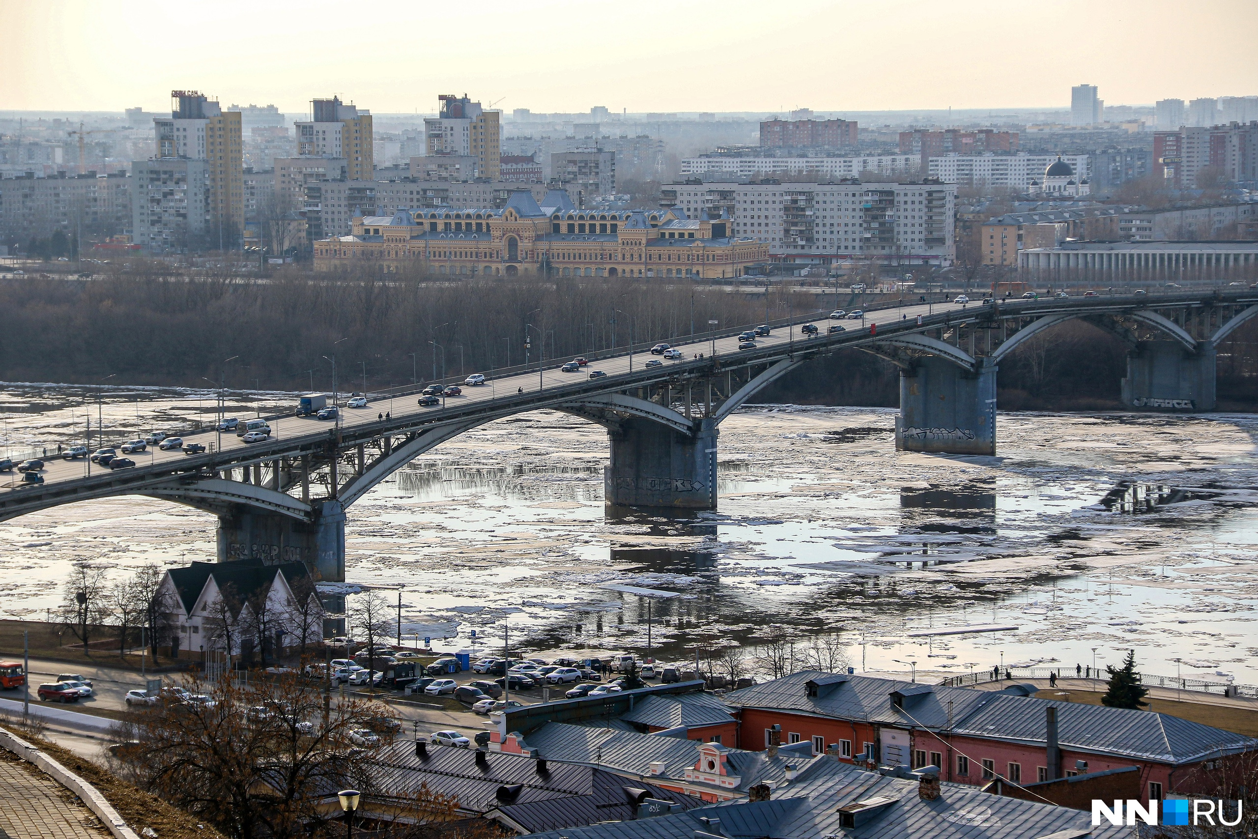 Потепление в нижегородской. Канавинский мост.