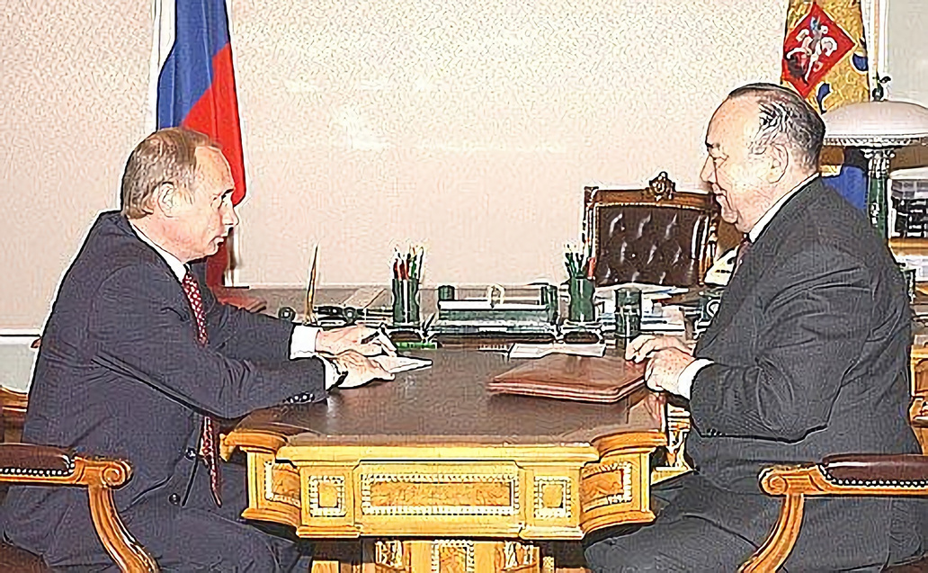 Встреча Рахимова с президентом России Владимиром Путиным, 2002 год