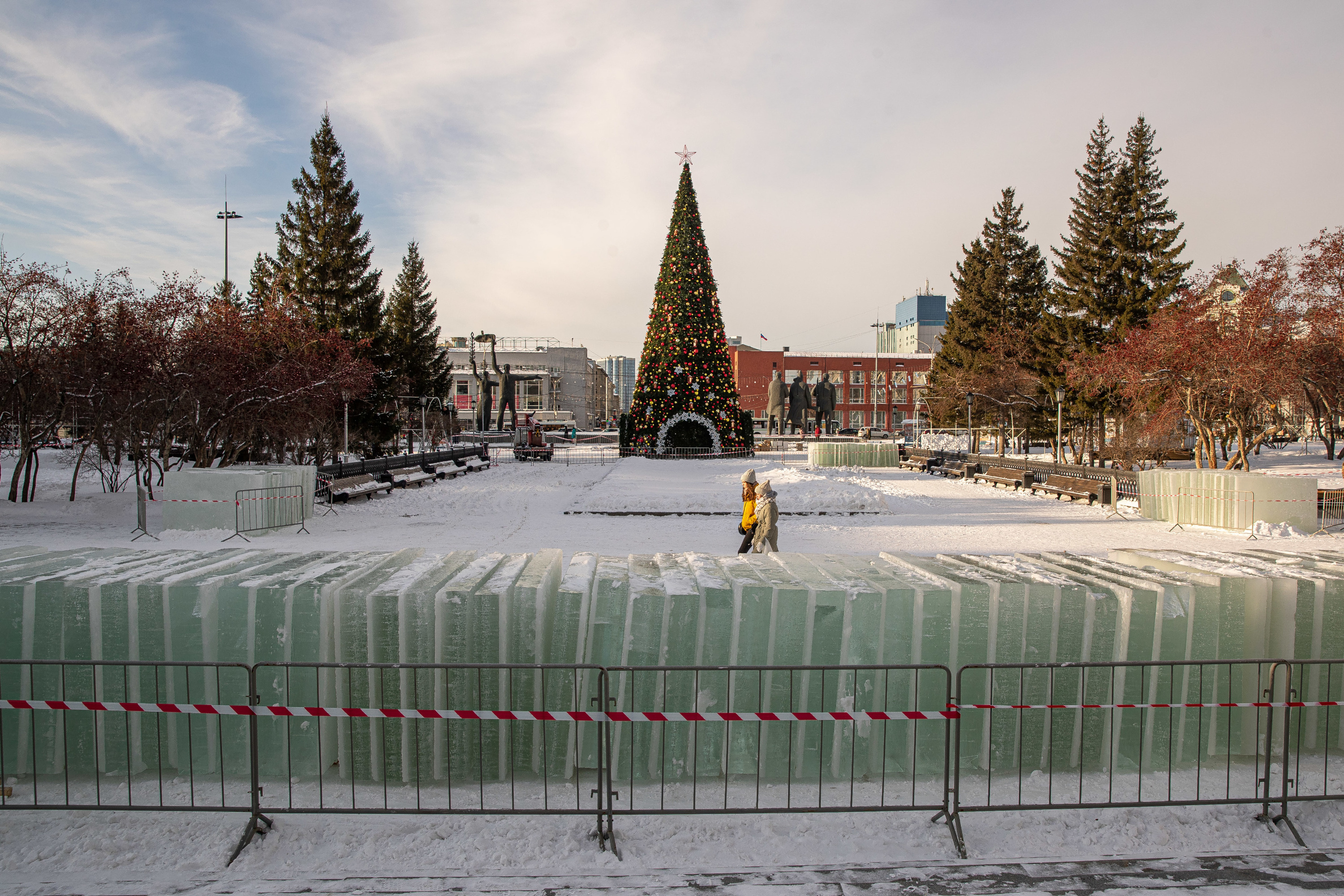 Часовня на площади Ленина Новосибирск