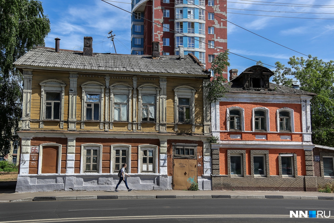 Дома № 66 и 68 по улице Большой Печерской планируют снести при  строительстве метро в Нижнем Новгороде - 25 мая 2022 - nn.ru