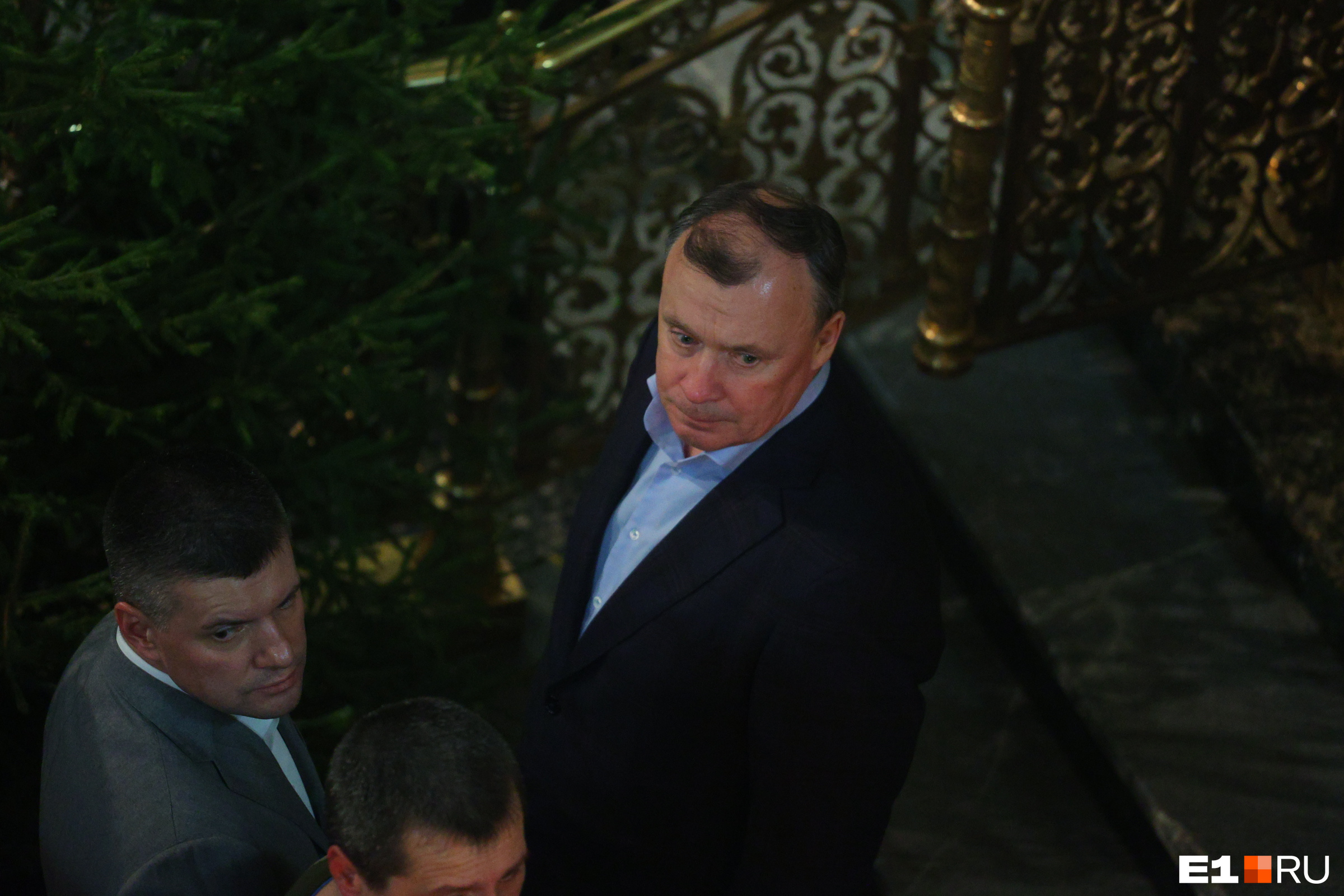 Алексей Кисляков — слева от мэра Орлова