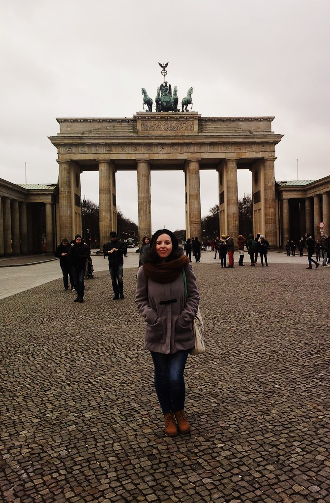 Анна во время своей второй поездки в Германию