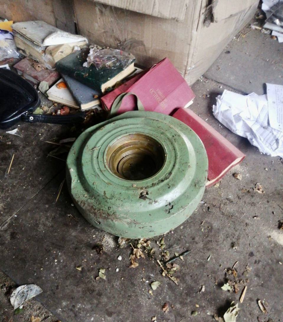 Мину обнаружили при сортировке мусора в Чите