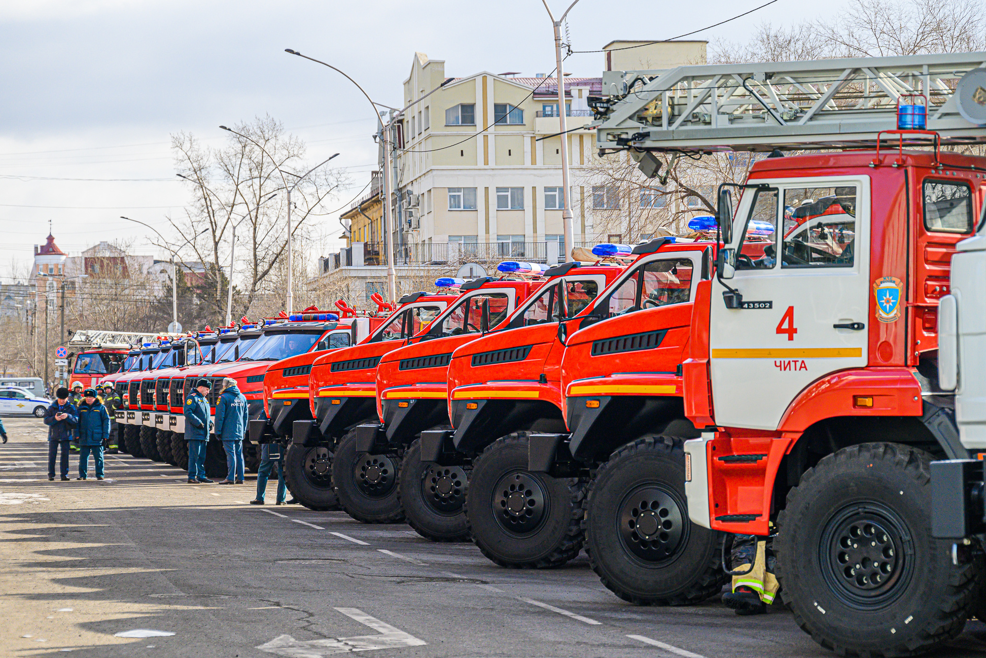 Новые машины поступили в пожарно-спасательные части Забайкальского края